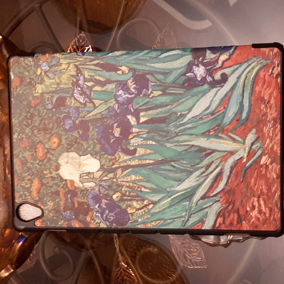 💼Lex Altern Magnetic iPad Cover- Beautiful! Iris Pattern-New without Tags - Picture 6 of 11